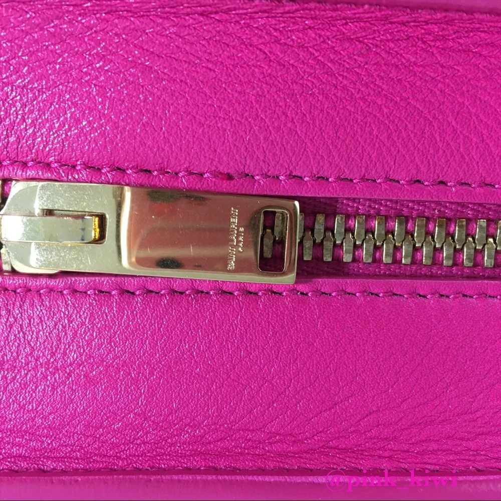 Saint Laurent Small Cabas Leather Satchel